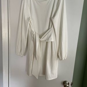 Ivory colored midi long sleeve worn once for engagement party
